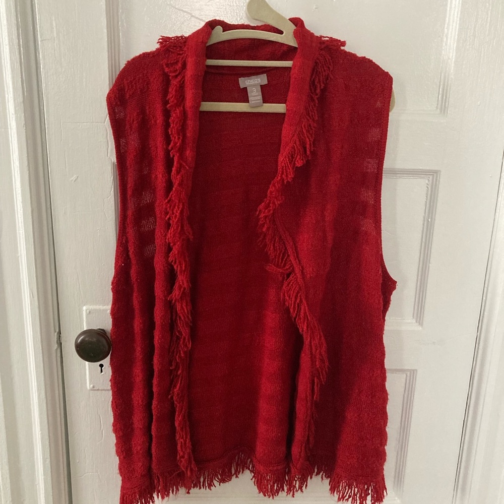 Chicos  sweater vest in red